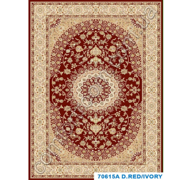 Ковер Turkistan 7615A RED-IVORY - Фото 1